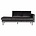 BePureHome Banque Daybed droit velours velours gris anthracite 203x86x85cm