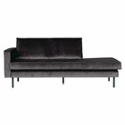 BePureHome "Sofa Daybed left anthracite-gray velvet 203x86x85cm