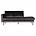 BePureHome "Sofa Daybed gauche velours gris anthracite 203x86x85cm