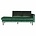 BePureHome Canapé Daybed droite vert forêt vert velours 203x86x85cm