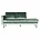 BePureHome Sofa Daybed links mintgrün Samt 203x86x85cm