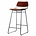 HK-living Comfort set velvet terracotta color for metal wire bar stools