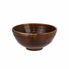 HK-living Dessert bowl Kyoto rustic brown porcelain 11,5x11,5x5cm