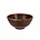 HK-living Tazón de fuente Kyoto porcelana marrón rústico 11,5x11,5x5cm