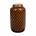 HK-living Vase brown glazed ceramic 10x10x18cm