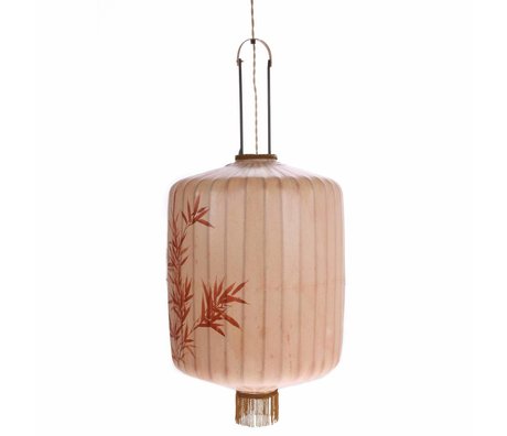 HK-living Lantern XL hudfarvet bomuld 45x45x62 / 92cm