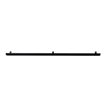 vtwonen Tablero de pared negro metal 120x7,5x2,5cm