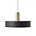 Ferm Living Hanging lamp Record Low black brass colored gold metal