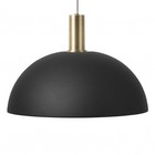 Ferm Living Hanging lamp Dome Low black brass gold color metal