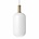 Ferm Living Lampe à suspension Opal Tall Basse verre blanc laiton couleur or métal