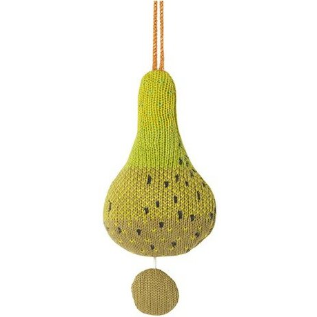 Ferm Living Mobile with music Fruiticana Pear cotton Ø9cm