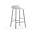 Normann Copenhagen Sgabello forma plastica bianca cromo 43x42,5x77cm