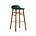 Normann Copenhagen Bar chair shape green brown plastic wood 45x45x87cm