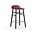 Normann Copenhagen forma Barstool 43x42,5x77cm madera plástico rojo