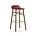 Normann Copenhagen sous forme de bois Tabouret plastique rouge brun 45x45x87cm