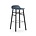 Normann Copenhagen Bar chair shape blue black plastic wood 53x45x87cm