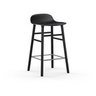 Normann Copenhagen Barstuhl Form schwarz Kunststoff holz 43x42,5x77cm
