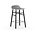 Normann Copenhagen Bar chair shape gray black plastic wood 43x42,5x77cm