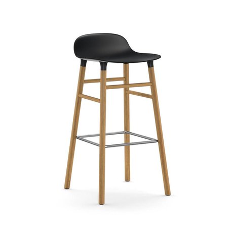 Normann Copenhagen Barstool formular brun plast eg 45x45x87cm