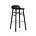 Normann Copenhagen forma Barstool plástico negro 53x45x87cm madera