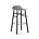 Normann Copenhagen Bar chair shape gray black plastic wood 53x45x87cm