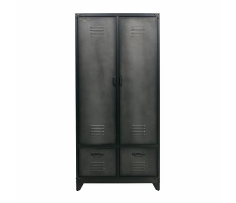 vtwonen Locker sort metal 190x90x50cm