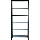 Nicolas Vahé Shelving cabinet Cubik NO. 4 with 6 compartments made of metal, black, 92x31xh210cm