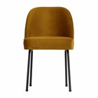 BePureHome Vogue dining chair velvet mustard