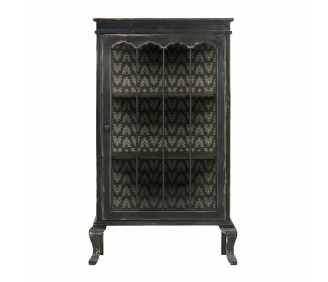 BePureHome Vitrine bizarre bois noir