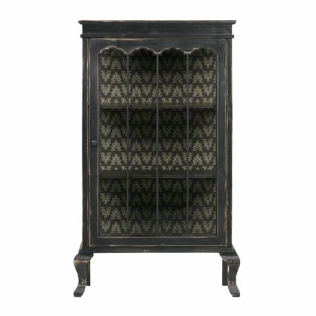 BePureHome Vitrine bizarre bois noir