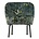 BePureHome Vogue sillón terciopelo gris amapola