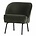 BePureHome Vogue fauteuil velours onyx