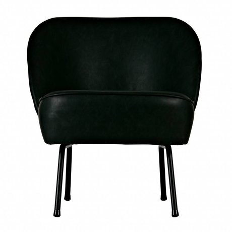 BePureHome Vogue sessel samt leder schwarz