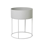 Ferm Living Box for plant around light gray metal ∅40x50cm