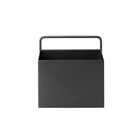 Ferm Living Plant box Wall Square black metal 15.6x14.6x15.6cm