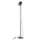 WOOOD Bente lampadaire métal noir