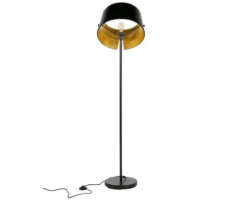 WOOOD Pien gulvlampe metal sort