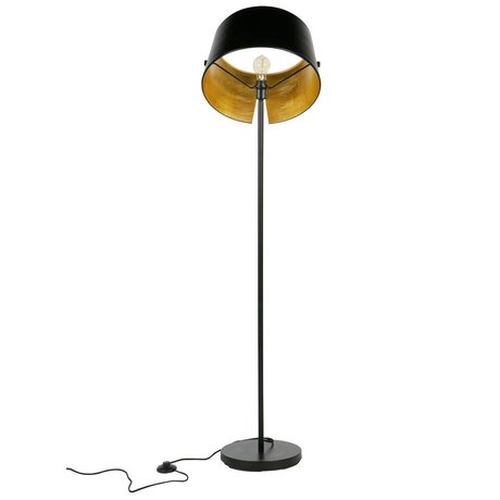 WOOOD Pien gulvlampe metal sort