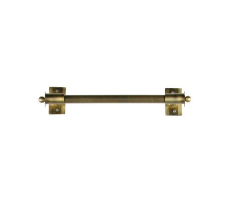 WOOOD Pleun wall rack metal brass antique m
