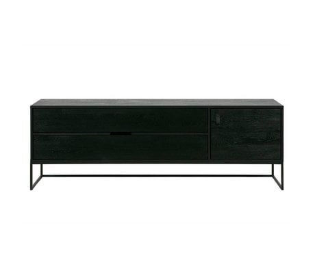 WOOOD Silas tv furniture brushed oak black