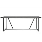 WOOOD Silas dining table brushed oak black