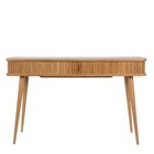 Zuiver Consola de barbero de mesa auxiliar marrón natural 120x35x74cm