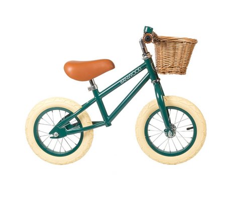Banwood Børns hjul går først mørkegrøn 65x20x41cm