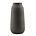Housedoctor Groove terracotta vaso, nero, Ø16x35cm