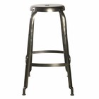 Housedoctor Define bar stools made of metal, gray, Ø36x75cm
