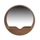 Zuiver Round Wall Mirror in oak, Ø40x8cm