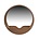 Zuiver Round Wall Mirror in oak, Ø40x8cm