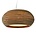 Graypants Lámpara colgante de Ohio 24 de cartón, marrón, Ø61x24cm