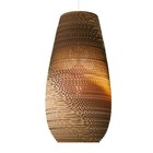 Graypants Colgante Gota Lámpara 18 de cartón, marrón, Ø25x45cm