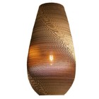 Graypants Hængende lampe Drop 26 pap, brun, Ø36x65cm
